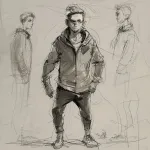 AI illustration: Generate animated character motion from a rough sketch.