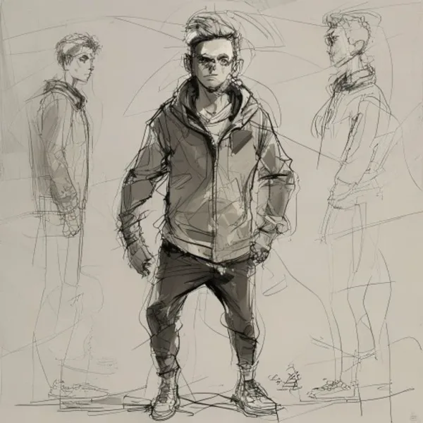 Can AI generate animated character motion from a rough sketch?