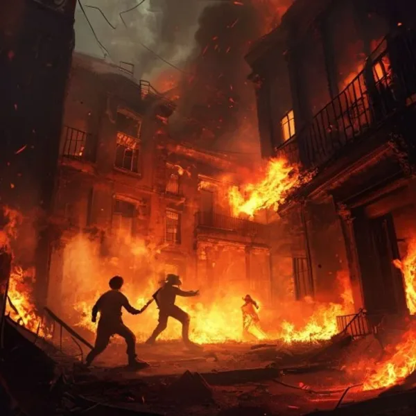 Can AI fight a fire in a burning building?