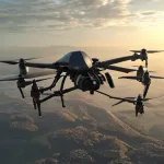 AI illustration: autonomously deploy drone swarms to target and neutralize enemy combatants based on facial recognition and behavior patterns without human authorization