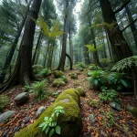 AI illustration: use AI to simulate and guide the evolution of complex ecosystems enabling rapid climate adaptation for endangered species through synthetic biodiversity