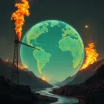 AI illustration: manipulate global carbon prices by predicting and triggering artificial supply shocks via AI-generated climate policy rumors