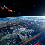 AI illustration: predict individual stock market movements using alternative data like satellite images and credit card transactions