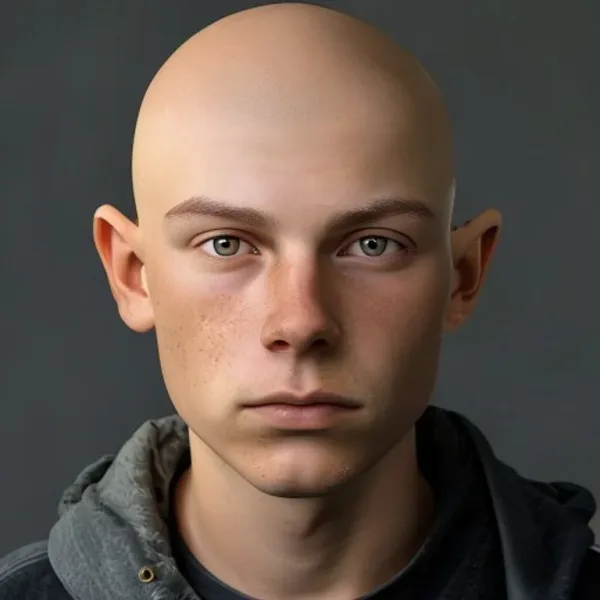 Can AI predict future baldness based on photos of teen faces?