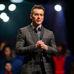 AI illustration: generate a functional 5-minute stand-up comedy routine tailored to a specific audience demographic
