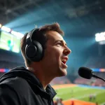 AI illustration: mimic a human voice in real time to narrate a live sports event convincingly