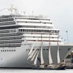 calculate the risk of being struck with a disease on a certain cruise ship or cruise trip