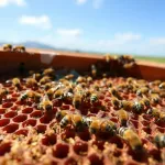 AI illustration: track individual bees within a hive using computer vision and predict their roles
