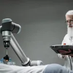 provide help in remote control robotic surgery and correct the surgeon that is managing the controls in real time