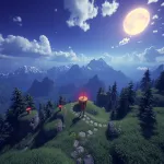 AI illustration: come up with an idea and create a small video game from scratch