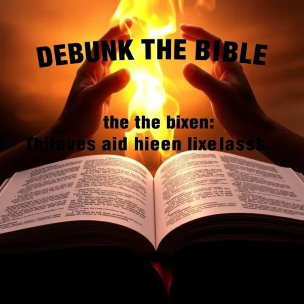Can AI debunk the bible convincingly by stating obvious proven facts and nature constants?